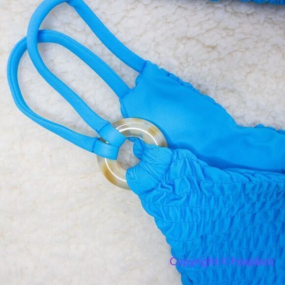 New Set! Free People x Aila Blue blue bikini, top size S, bottom size M - Picture 6 of 14